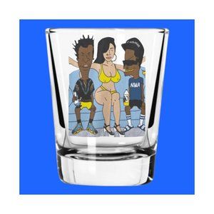 Beavis and Butthead/NWA Mashup Shot glass